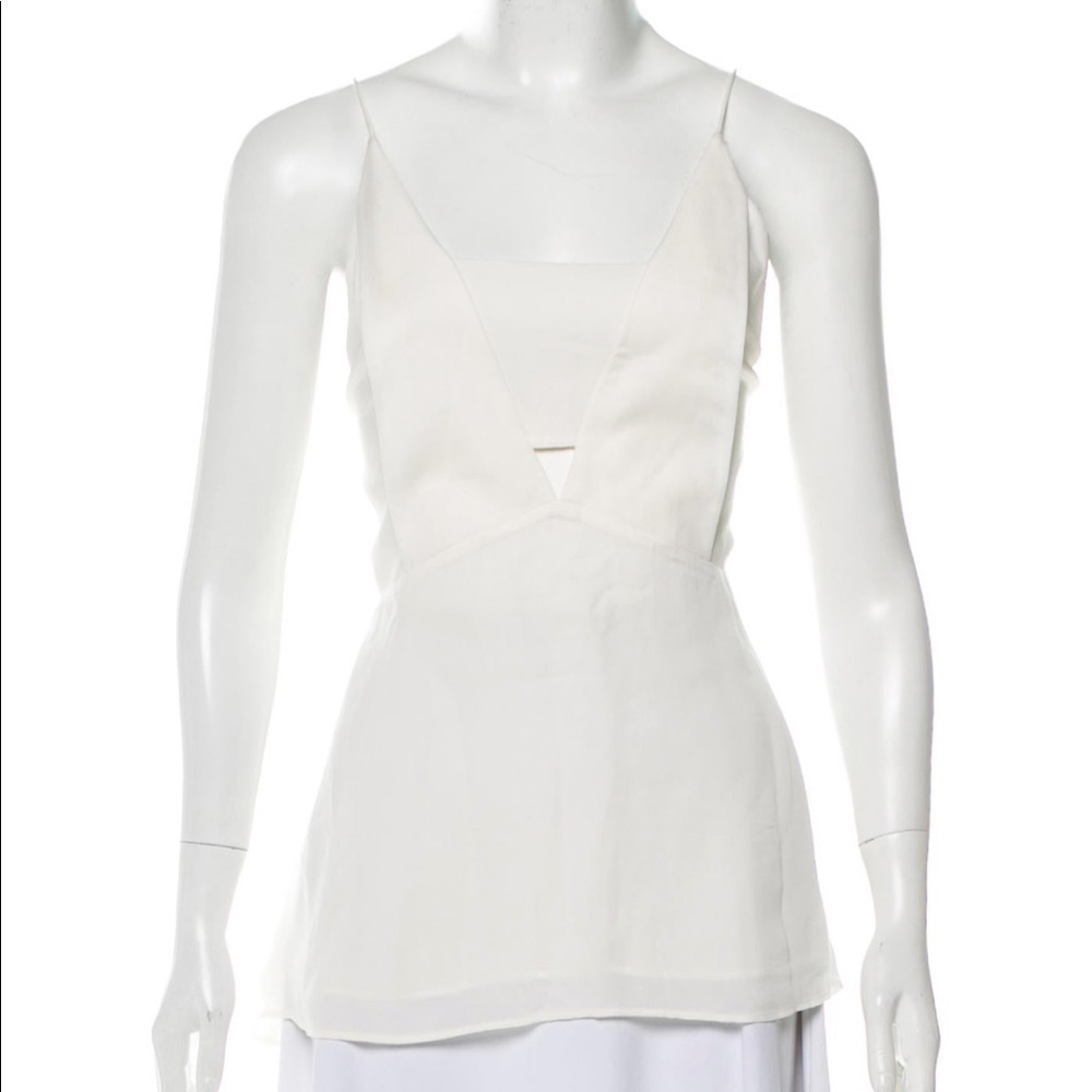 Acler Sleevless Peplum Top